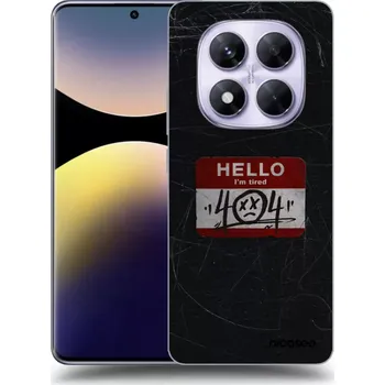 Pouzdro na mobilní telefon Picasee silikonový průhledný obal pro Xiaomi Redmi Note 14 Pro 5G - HELLO 404