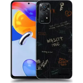 Pouzdro na mobilní telefon Picasee silikonový průhledný obal pro Xiaomi Redmi Note 11 Pro 5G - CONFESSION