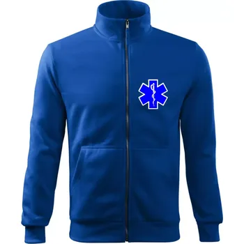 Pánská mikina Hvězda samostatná - záchranář / rescue - Mikina bez kapuce Adventure - 2XL ( Královská modrá )