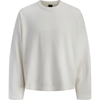 Pánský svetr Jack and Jones Athletic Graphic Crew Sweatshirt Cloud Dancer L