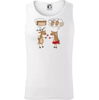 Sobí láska (Hana-creative) - Tílko pánské Core - L ( Bílá )