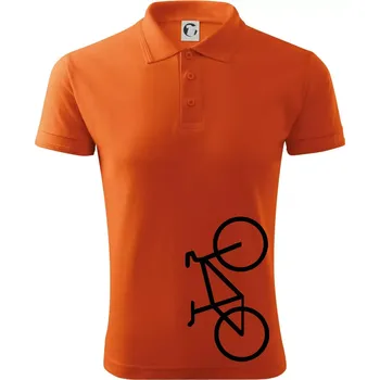 Pánská košile Kolo na výšku - Polokošile pánská Pique Polo 203 - 5XL ( Oranžová )