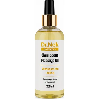 Masážní přípravek Dr.Nek Cosmetics masážní olej champagne 200 ml