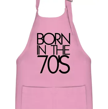 Kuchyňská zástěra Born In The 70's - Dětská zástěra na vaření - Univerzální velikost ( Růžová )