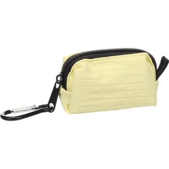 sáček na exkrement Zásobník na sáčky na výkaly FLAMINGO Vika žlutý 9x4x5,5cm