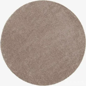 Koberec Spoltex Kusový koberec Easy Care W431-080 kruh - hnědý - Průměr 120cm