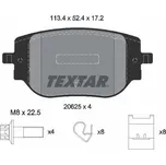 Sada brzdových destiček, kotoučová brzda TEXTAR 2062501