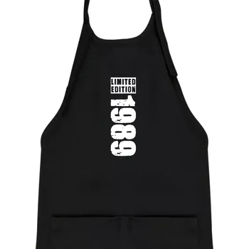 Kuchyňská zástěra Limited edition 1989 pruh - Dětská zástěra na vaření - Univerzální velikost ( Černá )