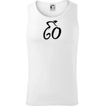 Cyklista slaví šedesátku (60) - Tílko pánské Core - L ( Bílá )