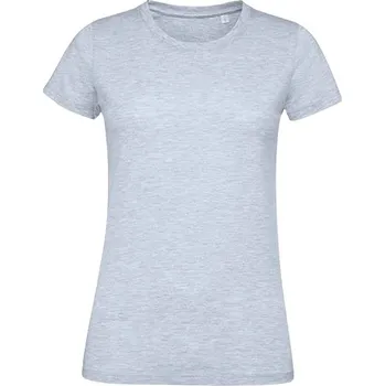 Sol's Lehké dámské triko Regent zvýrazňující dekolt Barva: modrá světlá melír, Velikost: S L02758