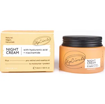 Pleťový krém UpCircle Night Cream Noční pleťový krém s borůvkovým extraktem, 55 ml