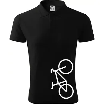 Pánská košile Kolo na výšku - Polokošile pánská Pique Polo 203 - S ( Černá )