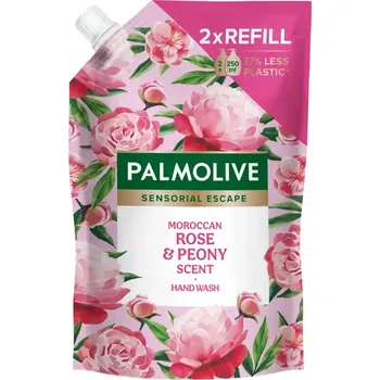 Mýdlo Palmolive Tekuté mýdlo Sensorial Escape Moroccan Rose & Peony náhradní náplň 500 ml