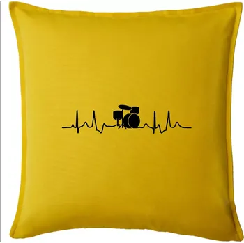 Polštář Bicí EKG - Polštář 50x50 - 50x50 - Pouze potah ( Žlutá )