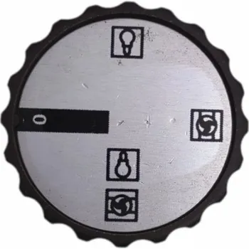 Knoflík Náhradní knoflík ke sporáku Mora 560, Gorenje 10864, přepínání funkcí trouby - hnědý