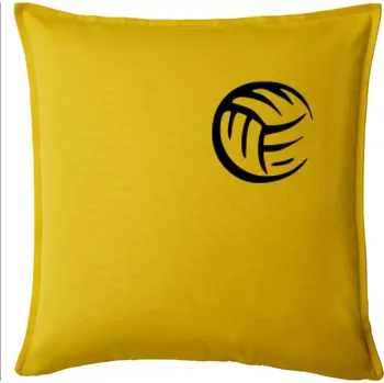 Polštář Volejbal míč prso - Polštář 50x50 - 50x50 - Pouze potah ( Žlutá )