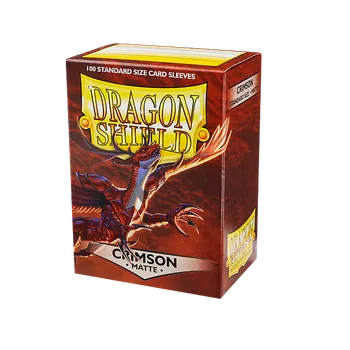 Příslušenství k deskovým hrám Obaly na karty Dragon Shield 63,5 x 88 mm - matné barevné, barva červená