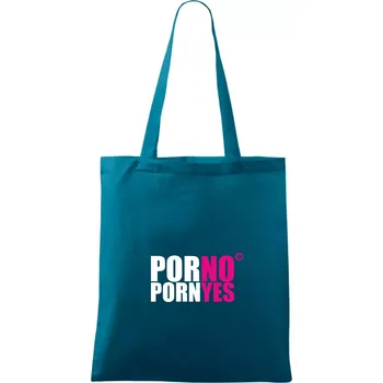 PornYes - Taška bavlněná - 42 x 38 cm ( Petrolejová )