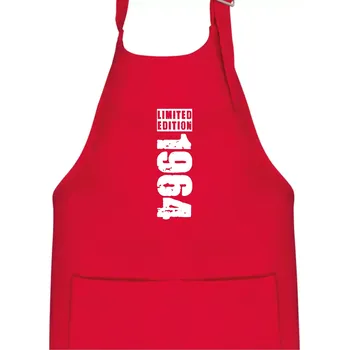 Kuchyňská zástěra Limited edition 1964 pruh - Dětská zástěra na vaření - Univerzální velikost ( Červená )