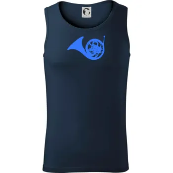 Blue French Horn - Tílko pánské Core - L ( Námořní modrá (velmi tmavá - téměř černá) )