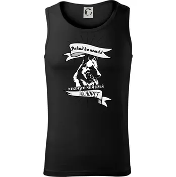 Pánské termoprádlo Německý ovčák - pokud ho nemáš nepochopíš - Tílko pánské Core - 2XL ( Černá )