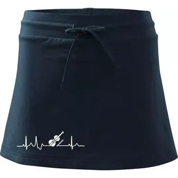 Dámská sukně EKG housle - Sportovní sukně - two in one - M ( Námořní modrá (velmi tmavá - téměř černá) )