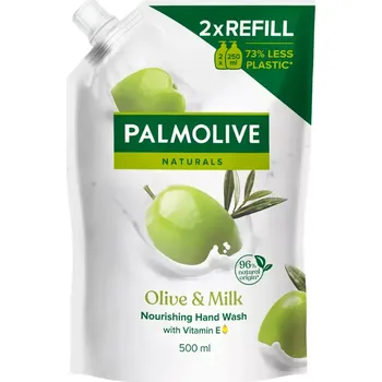 Mýdlo Palmolive Tekuté mýdlo Naturals Milk & Olive náhradní náplň 500 ml