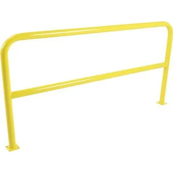 Dětská zábrana Kovová zábrana Manutan Expert, délka 200 cm, průměr 59 mm, žlutá + Prodloužená záruka na 10 let