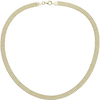 Náhrdelník EVOLUTION GROUP CZ Elegantní náhrdelník pozlacený, délka 45 cm - 72097 45 cm