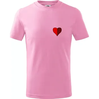 Prší - Červený - prso - Tričko dětské bavlněné - 122 cm/6 let ( Růžová )