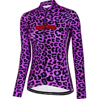 cyklistický dres Cyklodres CYCOLOGY Winter Kitty, dámský, dlouhý rukáv (Motiv Kitty, velikost XS)