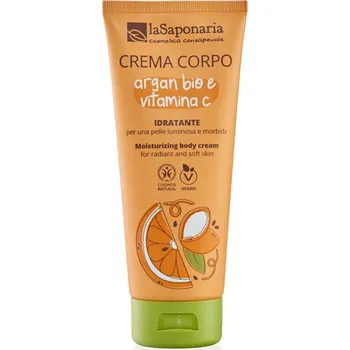 laSaponaria Hydratační tělový krém s BIO arganem a vit. C 200 ml