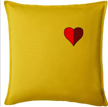 Polštář Prší - Červený - prso - Polštář 50x50 - 50x50 - Pouze potah ( Žlutá )