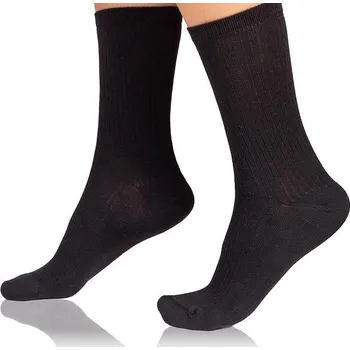 Dámské ponožky Bellinda FANCY RIB MODAL SOCKS - Dámské ponožky z modalu - BE495912 černá 35 - 38