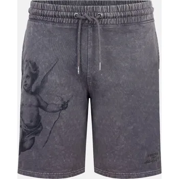 Pánské kraťasy Firetrap Cherub Fleece Jogger Shorts Charcoal S