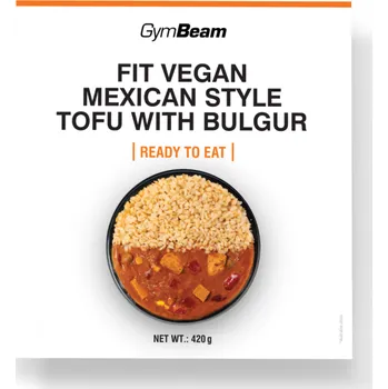 Anabolizér FIT Vegan tofu s bulgurem na mexický způsob - GymBeam Balení (g): 6 x 420 g