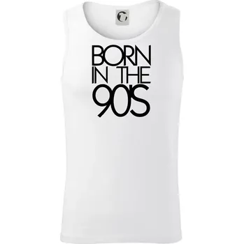 Born In The 90's - Tílko pánské Core - 2XL ( Bílá )