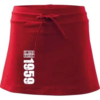Dámská sukně Limited edition 1959 pruh - Sportovní sukně - two in one - M ( Červená )