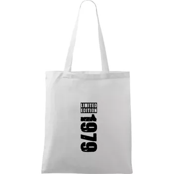Limited edition 1979 pruh - Taška bavlněná - 42 x 38 cm ( Bílá )