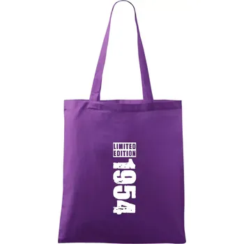 Limited edition 1954 pruh - Taška bavlněná - 42 x 38 cm ( Fialová )