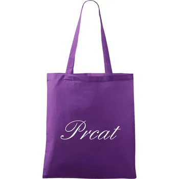 Prcat (souložit vulgárně) - Taška bavlněná - 42 x 38 cm ( Fialová )