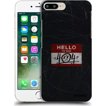 Pouzdro na mobilní telefon Picasee silikonový průhledný obal pro Apple iPhone 8 Plus - HELLO 404