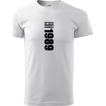 Limited edition 1989 pruh - Triko extra velké (5-8XL) - 7XL ( Bílá )