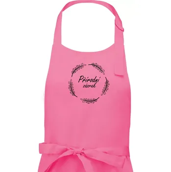 Kuchyňská zástěra Přírodní zázrak - Dámská zástěra na vaření - Univerzální velikost ( Růžová )