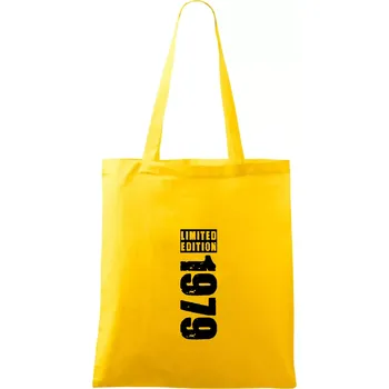 Nákupní taška Limited edition 1979 pruh - Taška bavlněná - 42 x 38 cm ( Žlutá )