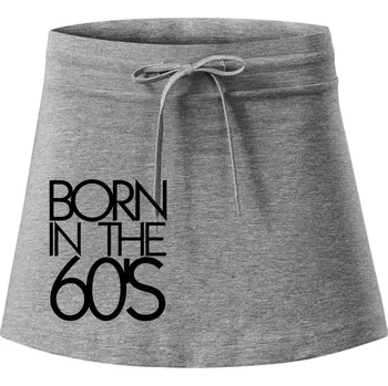 Dámská sukně Born In The 60's - Sportovní sukně - two in one - M ( Tmavě šedý melír )