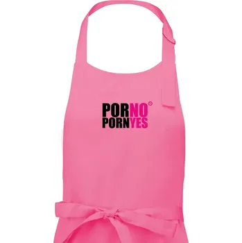 Kuchyňská zástěra PornYes - Dámská zástěra na vaření - Univerzální velikost ( Růžová )