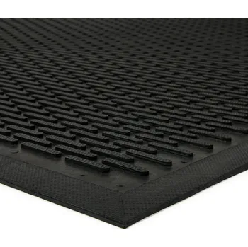 Rohožka FLOMA Scraper Gumová protiúnavová protiskluzová rohož délka 45 cm, šířka 75 cm, výška 0,6 cm