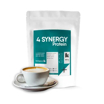 Protein 4 SYNERGY Protein 500 g/16 dávek, caffe latte