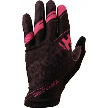 Cyklistické rukavice Dlouhoprsté rukavice HAVEN PENNUTO LONG black/pink (Barva černá/růžová, velikost S)